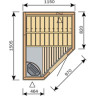 Сауна HARVIA VARIANT S1215R ольха S1215RAl